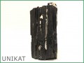 Schwarzer Turmalin - Naturkristall mit Muskovit und Glimmer